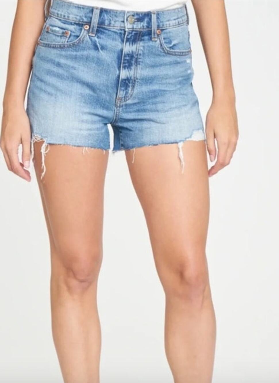 NWOT Womens Daze Denim Troublemaker High Rise Cutoff Shorts Size 28